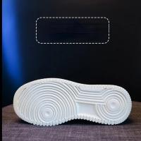 Zapatillas de deporte informales para mujer, zapatos planos de plataforma transpirables para caminar y correr, color blanco - details 2