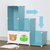 Estantería, Armario, Modular, Módulos, Organizador, Infantil, Niños, Habitación, Hogar