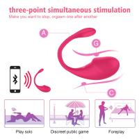 Vibrador Inalámbrico para Mujeres Control Remoto Aplicación Bluetooth Huevo Vibrante para Clítico - details 15