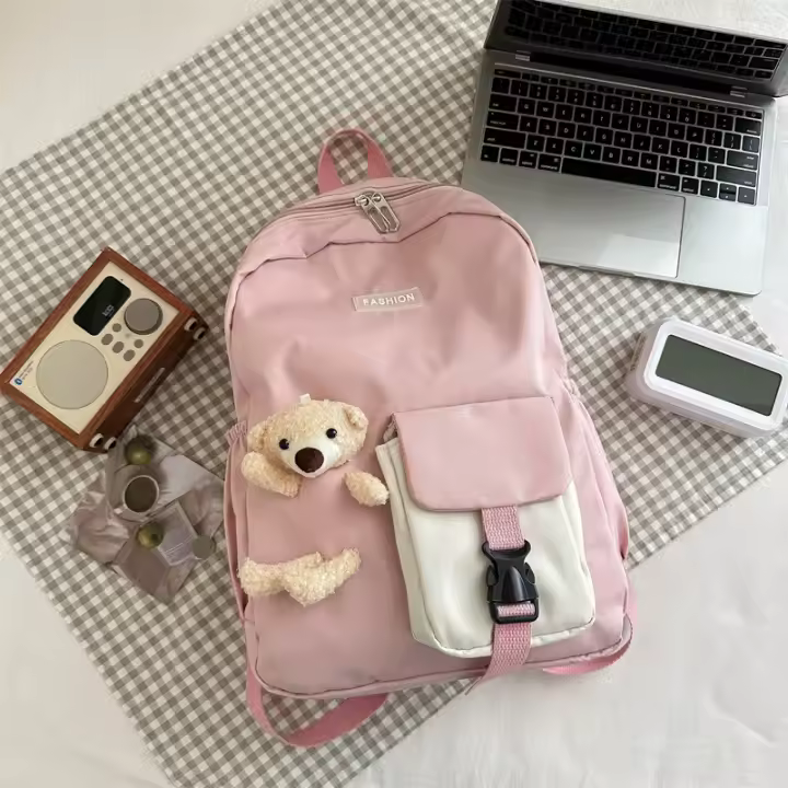 Gran capacidad, mochila, viaje, estudiantes universitarios, mochila escolar, moda, nuevo estilo, estilo coreano, computadora, mochila - 1