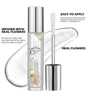 Handaiyan-aceite labial transparente con flores secas, aceite labial hidratante de larga duración, brillo labial hidratante, brillo labial con cuentas - details 4