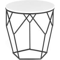 Juego de 2 Mesas Auxiliares Mesa de Centro con Función de Cesta Mesa de Sala Mesa de Metal - details 9