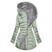 2025 chaqueta De invierno para Mujer, Parkas informales De Color sólido, Chaqueta De algodón con capucha, abrigos acolchados, Abrigos De Mujer - details 1