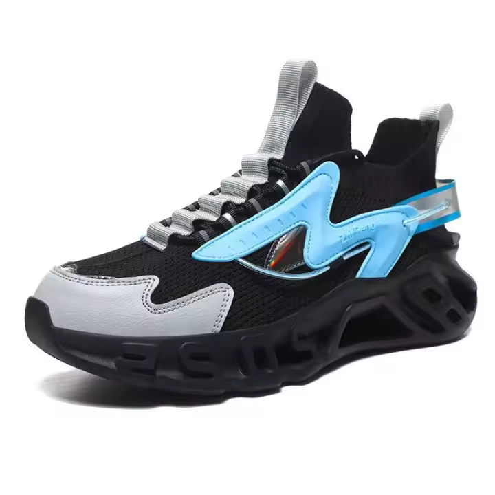 Zapatos de cuero cómodos y transpirables para hombre, calzado deportivo de moda para hombre. - 1