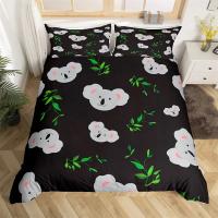 Juego de Ropa de Cama con Elefante y Flores para Bebé Animal de Dibujos Animados Lindo Cubierta de Edredón de Giraffe para Niñas y Niños - details 17