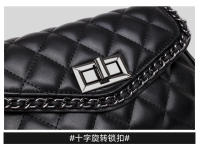 Bolso cuadrado pequeño de cuero genuino para mujer, bandolera de un solo hombro, capa principal de piel de vaca, nueva moda 2025 - details 4