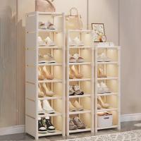 Organizador De Zapatos De Múltiples Capas Estante Plegable Ajustable Para Ahorrar Espacio En El Ángulo De La Pared Resistentes Al Agua Para Guardar Zapatos En El Hogar - details 1