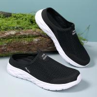 zapatos de malla para hombre, suaves, transpirables, ligeros, cómodos, informales, sin cordones, para caminar, zapatillas para hombre - details 8