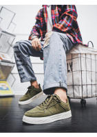 Zapatos para caminar con suela de plataforma para hombre, calzado para monopatín, cómodas zapatillas de tenis a la moda para hombre, Color sólido - details 12