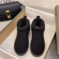 Botas de nieve cálidas para mujer, zapatos planos cómodos para exteriores, botas cortas cálidas para invierno - details 4