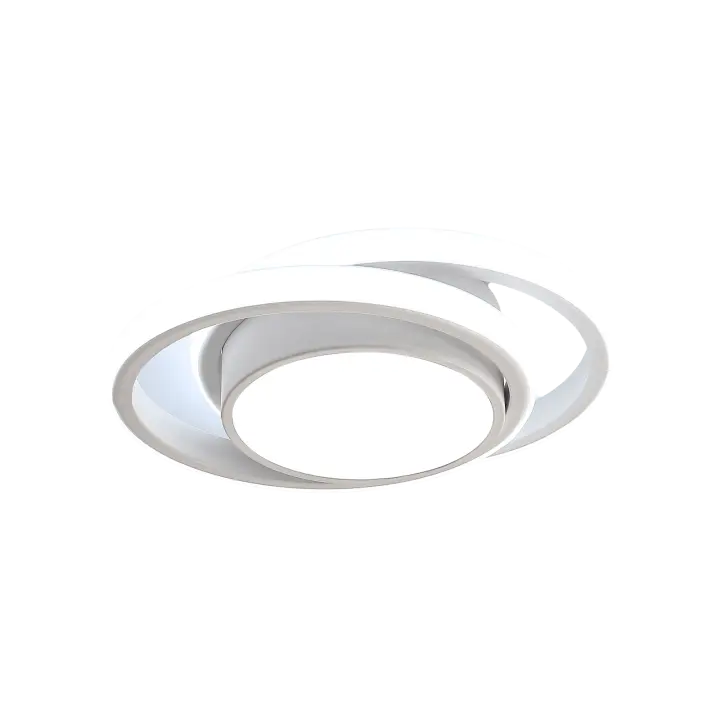 Goeco Plafón LED de 32W Aluminio, Luz Blanca Fría de 6500K, Iluminación Interior para Sala de Estar, Dormitorio - 1