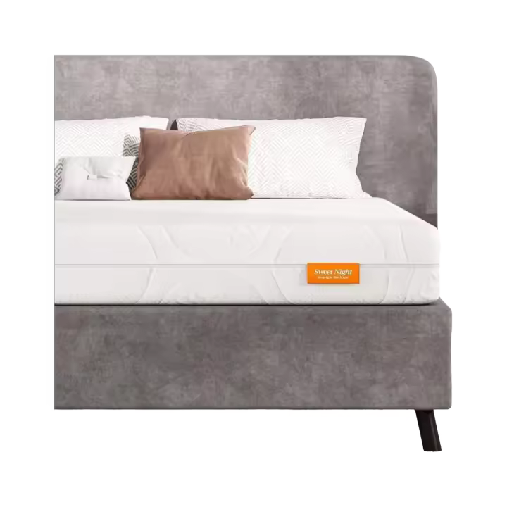 Colchón Viscoelástico 180x200cm Espuma Fría con Puntos Elásticos Colchón 2 en 1 con Funda de Microfibra Lavable Cremallera en Los 4 Lados Grosor 18cm - 1