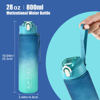 Botella de Agua Deportiva de Gran Capacidad A Prueba de Fugas, Colorida y Portátil para Viajes al Aire Libre y Gimnasio Fitness - details 4