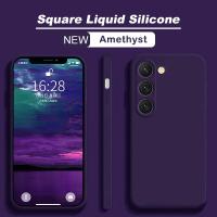 S25 S24 S23 Ultra funda cuadrada de silicona líquida suave para Samsung Galaxy S25 S24 S23 S22 S 25 Ultra Plus S25Ultra fundas de teléfono - details 17