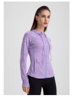 Ropa con capucha y cremallera para mujer, Anti-UV50 de bolsillo con protección UV para correr al aire libre, protector solar para Fitness - details 9