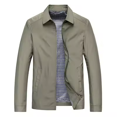 Chaquetas ligeras con solapa para hombre, vestidos informales de negocios, parabrisas, ropa de primavera y otoño - 1