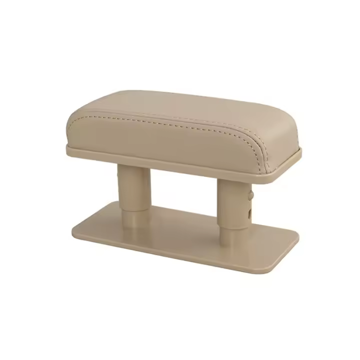 Almohadilla Beige para Reposabrazos de coche, soporte para codo, ajustable, antifatiga, reposabrazos, almohadilla de elevación - 1