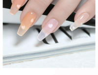 Clou Beaute-esmalte de uñas en Gel translúcido, barniz semitransparente, color Nude, rosa, rojo transparente, 6 piezas - details 10