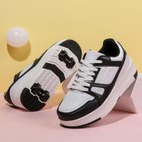 Zapatos de patinaje para niños, patines con ruedas, zapatos deportivos de moda para exteriores, regalos para niñas y niños - details 8