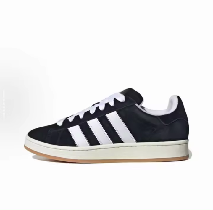 Buroalma Zapatos de mujer campus 00s 2025 nuevos zapatos de plataforma de suela gruesa que realzan la altura, zapatillas casuales Dexun de tres barras - 1