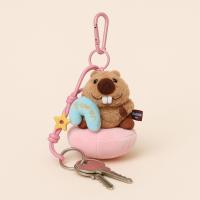 Llavero Kawaii de peluche de marmota, adornos de dibujos animados, muñecos de marmota, colgante para bolso, llavero colgante para coche, regalo para niña - details 4