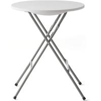 Mesa Plegable Portátil Multifuncional, 84x84x74cm, Cuadrada, Blanco - details 5