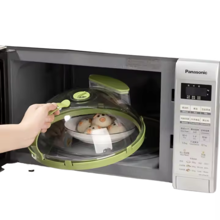 Accesorios de cocina con mango para el hogar, cubiertas herméticas para alimentos, tapa para mantener fresco, cubierta para conservación de alimentos, cubierta para horno microondas - 1