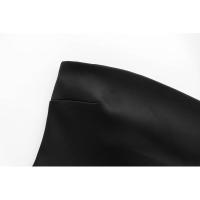 Elegante Vestido Mini de Satén con Diamantes de Imitación Vestido de Fiesta sin Mangas para Mujeres - details 3