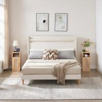 2, Mesa Auxiliar Bohemia con cajón abierto, Mesita de Noche Estrecha Dormitorio, para Dormitorio - details 7