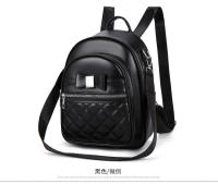 Mochila pequeña de cuero negro para niñas, bolso de hombro pequeño rosa para teléfono móvil, mini mochila informal - details 20