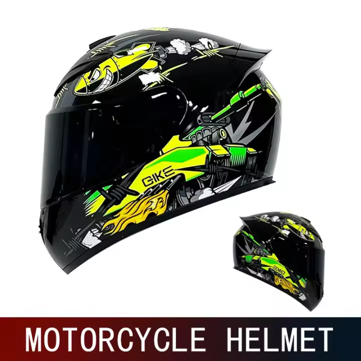 Casco integral para hombre, protección de cabeza de cola grande, vintage, cruiser, calidez de cobertura total - 1