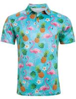 Polo de manga corta para hombre con estampado 3D de Hawaii, camiseta holgada de gran tamaño, top callejero genial, traje de verano - details 19