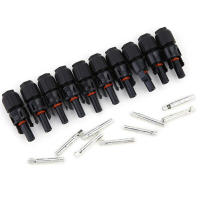 10 pares, enchufe solar MC4 enchufe macho hembra enchufes de panel solar para cable solar de 2,5/4/6 mm2 sistema solar conector fotovoltaico de panel solar IP67 - details 3