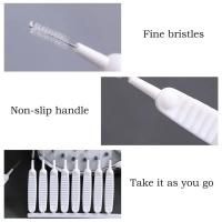 10-40 Uds cepillo de limpieza de ducha baño Micro cepillo de nailon boquilla herramientas de limpieza antibloqueo accesorios de baño - details 4