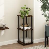 Mesa Auxiliar Simplista, Madera compuesta, Espresso/Negro, 2 Unidades - details 28