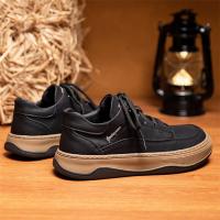 Cuero de vaca versátil deportes cálidos zapatos casuales hombres - details 11