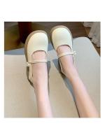 Mary Jane zapatos de las mujeres de suela plana solo zapatos verano 2025 nuevos dos desgaste un pedal con falda suave zapatos pequeños de cuero - details 3
