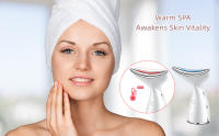 Masajeador de Cara y Cuello Eléctrico para Cuidado de la Piel Levantamiento de la Cara y Cuello con Calor de 45℃ y 3 Modos de Masaje - details 1