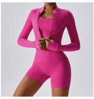 Pantalones Cortos de Yoga para Mujeres Fitness Running Ciclismo Pantalones Deportivos Transpirables Cintura Alta Entrenamiento Gimnasio Push Up Leggings de Nylon - details 9