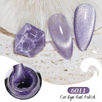 Esmalte de Uñas Clou Beaute con Cristal Ojo de Gato Holográfico UV Gel Helado Colores Soak Off Magnetico Híbrido - details 7