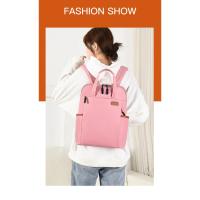 Mochila De Trabajo sencilla Para Mujer, Bolso De Mano Para Ordenador Portátil, Mochila De Hombro Ligera Informal - details 0