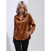 Camisa de satén para mujer, blusa de manga larga, nuevo estilo primavera/verano, ropa de mujer - details 29