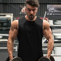 Gym Tank Tops Men Summer Breathable Sportswear Fitness Sleeveless T Shirt Quick Dry Running Vest Workout Singlets Sport Clothing - details 2