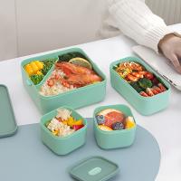 Fiambrera de 1800ML Tupper Segura para Microondas, Impermeable, Portátil con 4 Compartimentos y Cubiertas Ideal para el Colegio - details 3