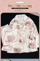 Decoración de satén para niñas Kawaii, hermosos estampados de gatos largos y cortos a la moda, novedad de verano, ropa de dormir exquisita para mujeres, seda - details 0