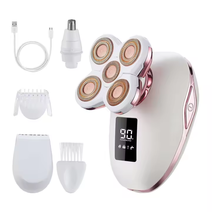 Afeitadora Eléctrica 2-en-1 para Mujeres Impermeable, Cuidado del Vello Facial y Legeral - 1