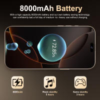 Nuevo I16 Pro Max 5G Smartphone 7,3 pulgadas pantalla HD 72MP + 108MP Cámara Snapdragon 8 Gen 3 8000mAh Dual SIM teléfono desbloqueado - details 1