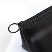 Neceser de viaje para mujer, bolsa de aseo de malla negra transparente, organizador de maquillaje, bolsa de lavado, pequeña y grande - details 40