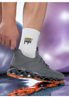Zapatillas de deporte de moda para hombre, zapatos deportivos informales de moda con parte superior baja y parte inferior suave, zapatos para correr transpirables de malla - details 14