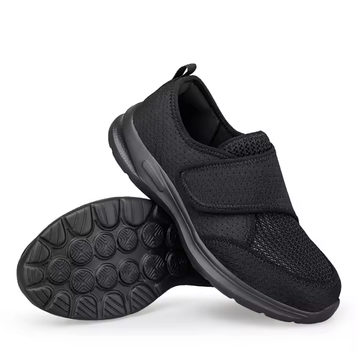 Venta caliente zapatos de verano de los hombres y las mujeres de la versión ancha Velcro zapatos para caminar zapatos deportivos de malla transpirable ligero zapatos casuales - 1